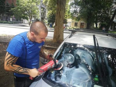 Професионално полиране на автостъкла - Автосервиз AUTO MAX STUDIO - Плевен | София Горубляне